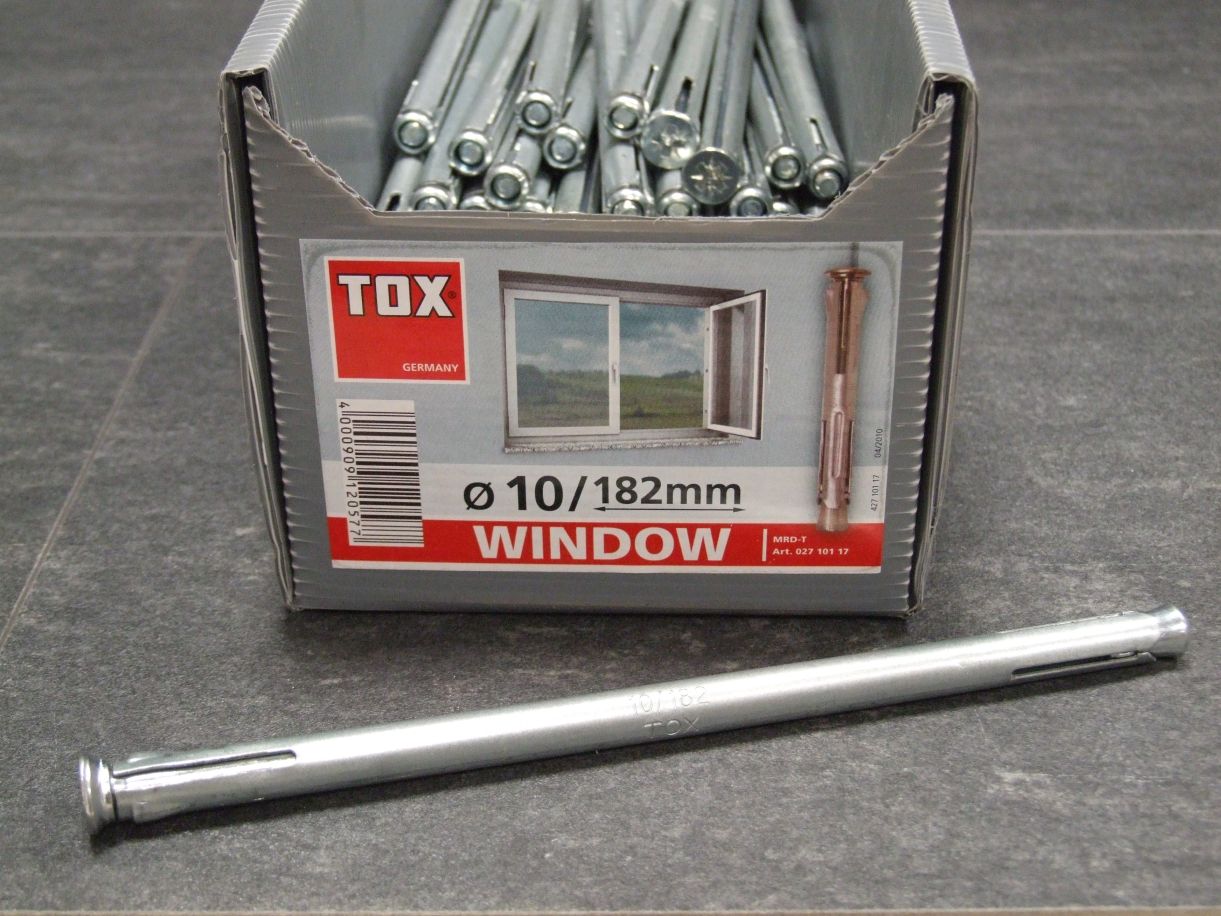 Metallrahmendübel Window 10x182 mm; 

02710117

*Abverkauf/Sonderpreis*

