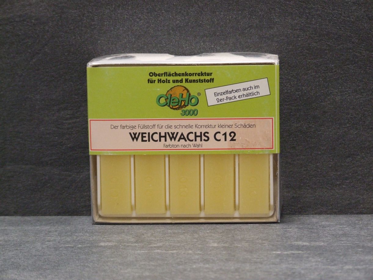 Weichwachs C 12 Nr. 010 transparent, 

5er-Set, 1225010

