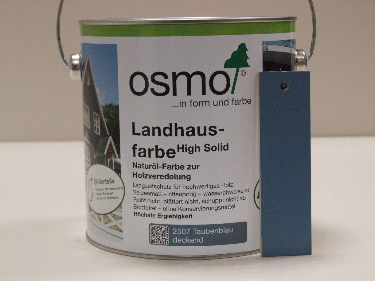 OSMO Landhausfarbe Taubenblau 2507, 

2,5 l; 11400111


