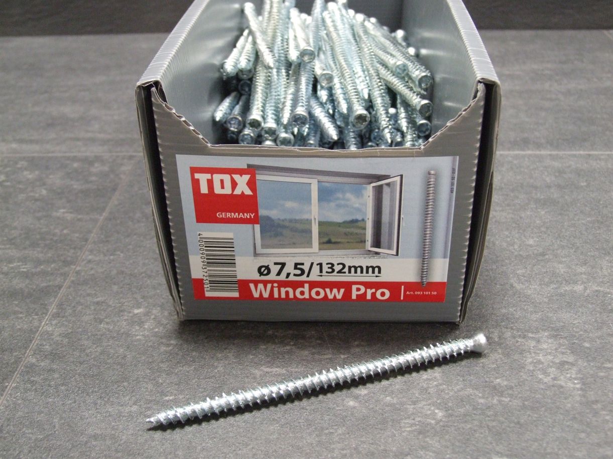 Rahmenschraube Window Pro 

7,5x132 mm, ohne Kopf, 09310150

