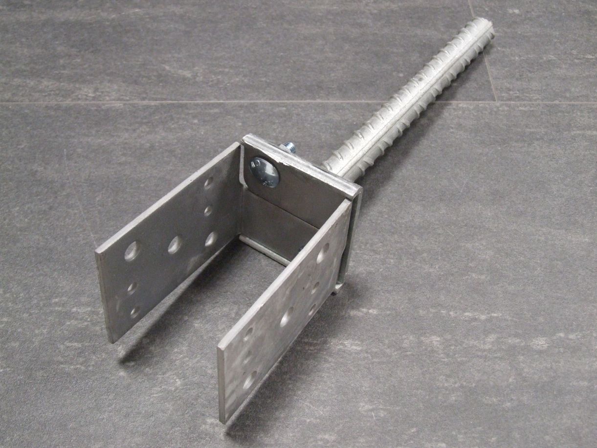 GH Pfostenträger U70, 65-155 mm verstellbar,

Dolle 20x250 mm, 19850102

