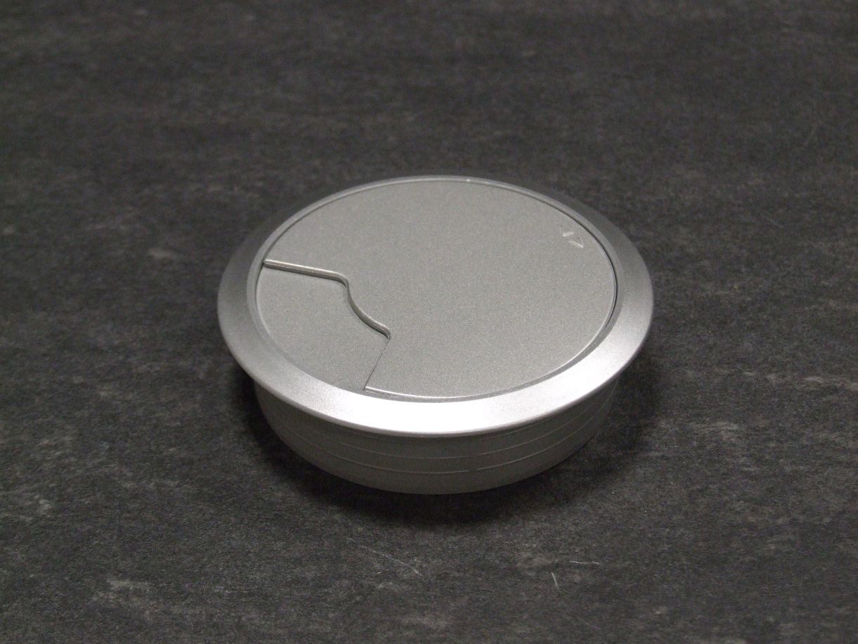 Kabelset 2-tlg. Ø 80 mm,

Kunststoff Alufarbig, 428.96.904

