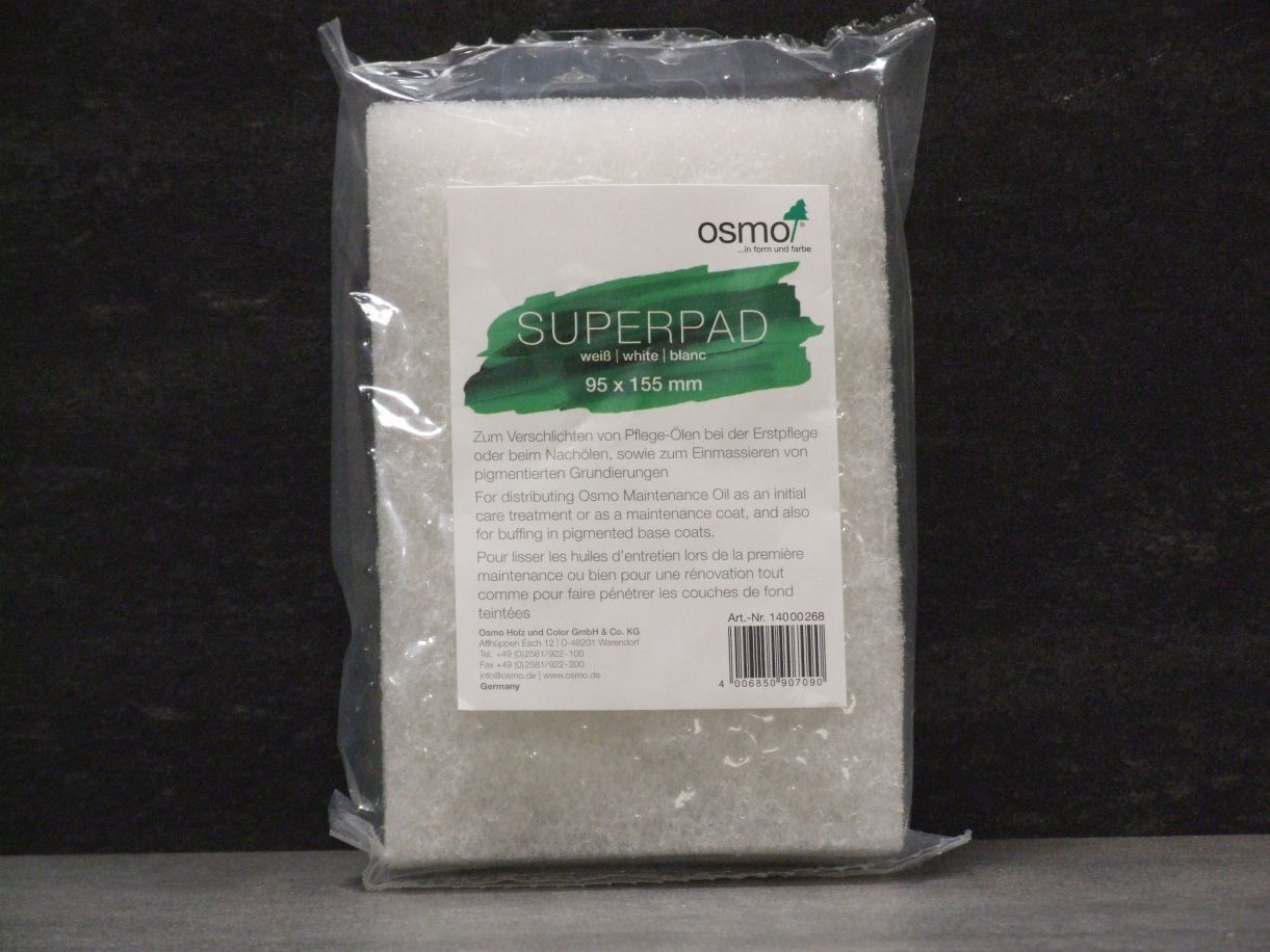 OSMO Superpad rechteckig, 95x155 mm, 

weiß; 140 00 268

