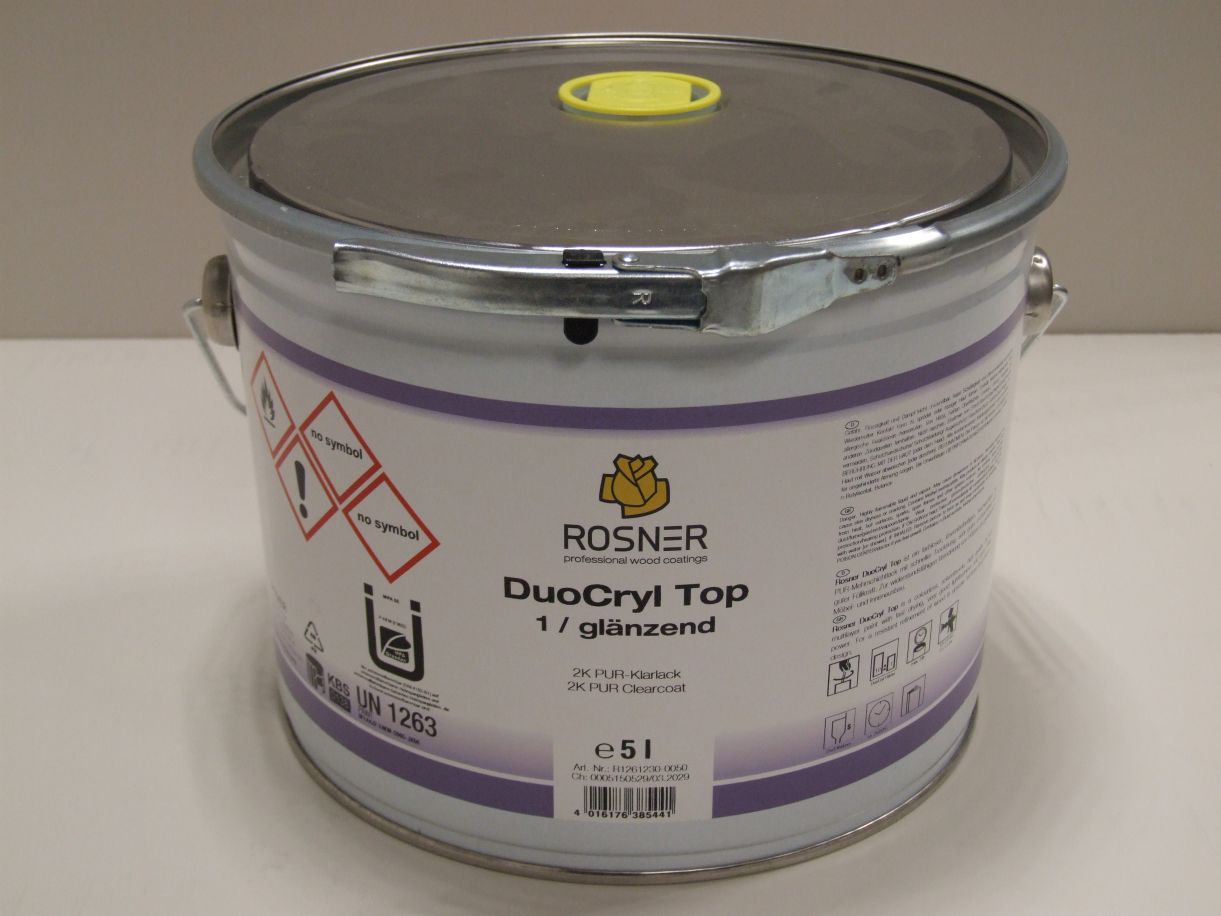 Rosner DuoCryl Top 2K-PUR Lack 

1 / G80 glänzend 5 l; R 1261230-0050

