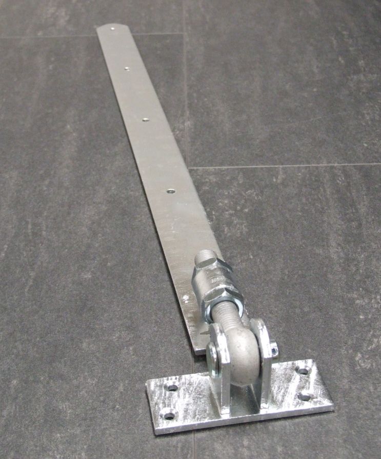 Ladenband 660x40 mm, M 16, gerade, 

verstellbar, feuerverzinkt, 318284

