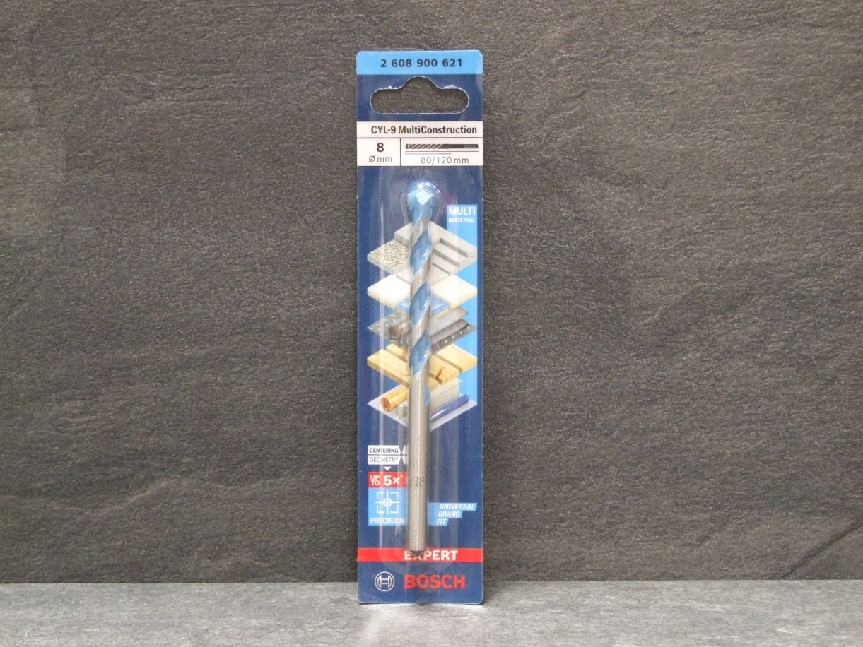 Mehrzweckbohrer CYL-9 Mulit Construction 

8x80/120 mm, 125004/2608900621

