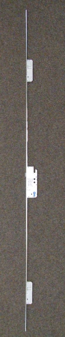 KFV Mehrpunktverriegelung BS2300, 55/92/10 mm. Flachstulp 20 mm hell verzinkt, PZW

