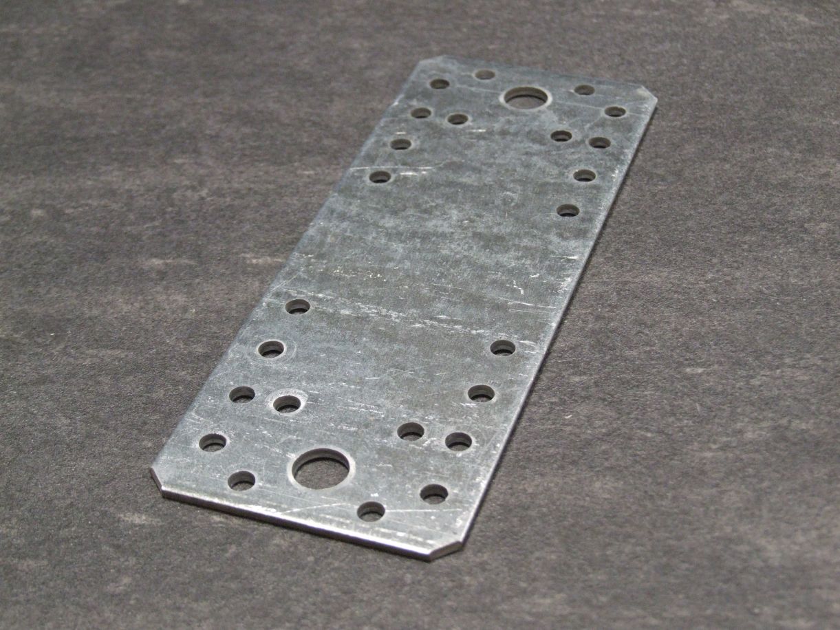 Flachverbinder 172x65x2,0 mm, 

sendzimirverzinkt, CE-Kennzeichnung, 339753

