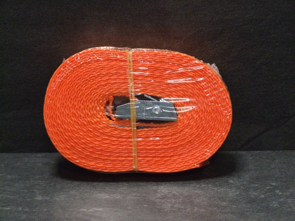 Spanngurt 1-teilig mit Ratsche, 25 mm x 6 m, 

200/400 kg; 90601

