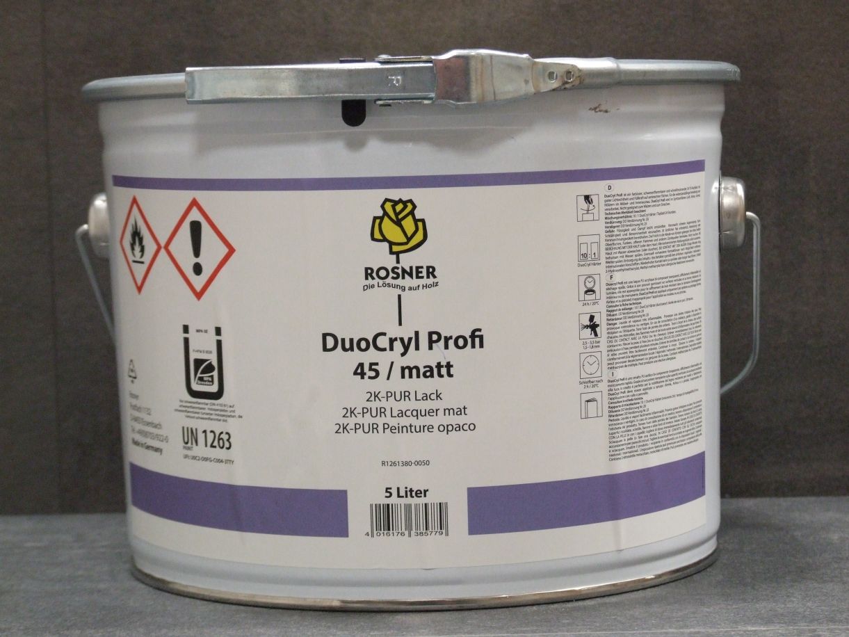Rosner DuoCryl Profi 2K-PUR Lack matt 5 l; 

R1261380-0050

