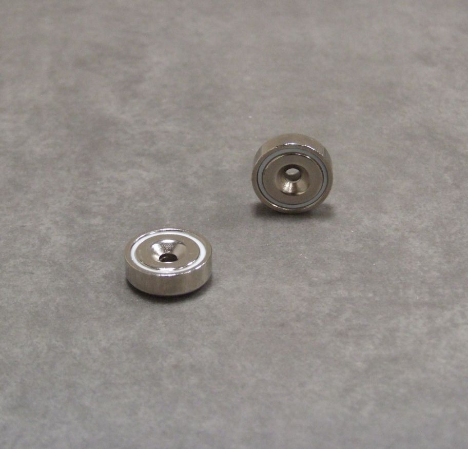 Topfmagnet 20 x 7 mm, Haltekraft 10 kg

