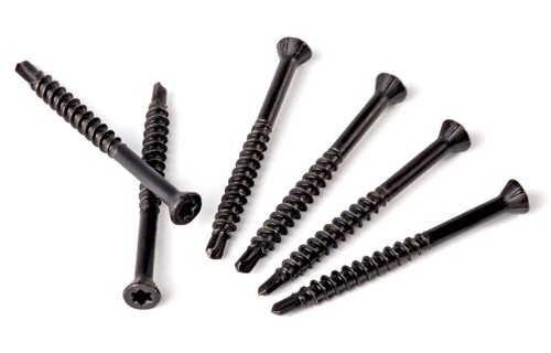 Edelstahlschraube schwarz, 

für VIVADECK Befestigungsclip 

inkl. Bit T10 und 2xBohrer

3,2x45mm, (200 Stück/Kart.)

Art. T2602

