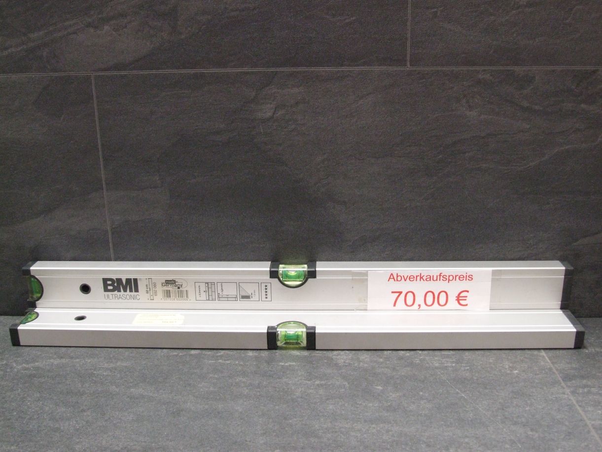 BMI Pfosten-Wasserwaage, 60 cm, 

mit 4 Rundmagneten, 692060PFM

Abverkauf / Sonderpreis

