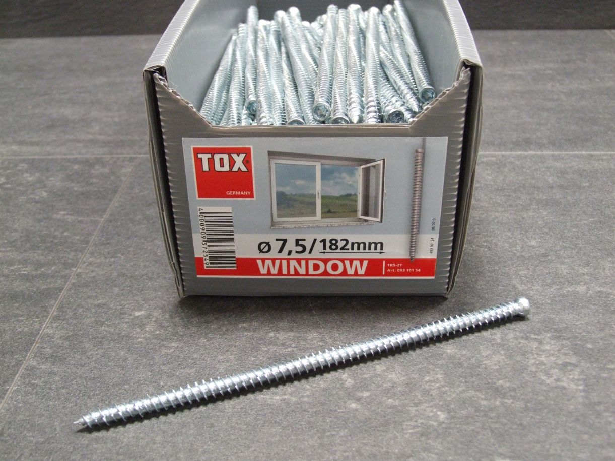 Rahmenschraube Window Pro

7,5x182 mm, ohne Kopf, 09310154

