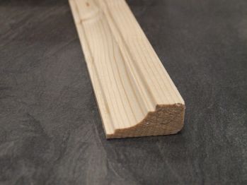 Sockelleiste Nr. 410/Leipzig, 

18x40x2400 mm, Fichte roh, 005165

