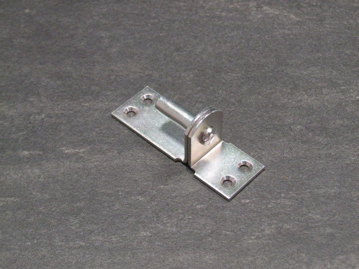 Kloben auf Platte, Dorn 10 mm, 

Abstand 10 mm, hellverzinkt, 

311155


