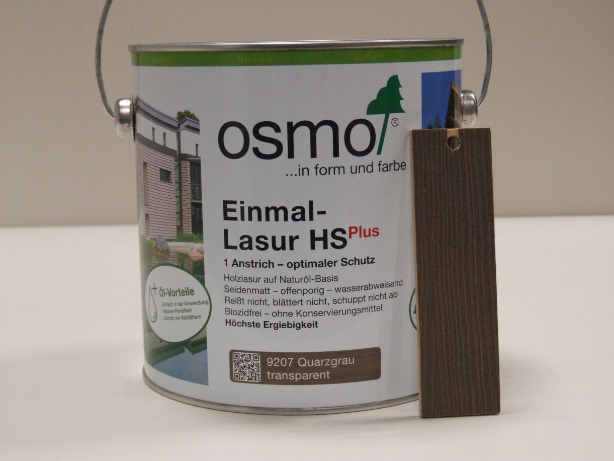 OSMO Einmal-Lasur Quarzgrau 9207, 

2,5 l; 11101574

