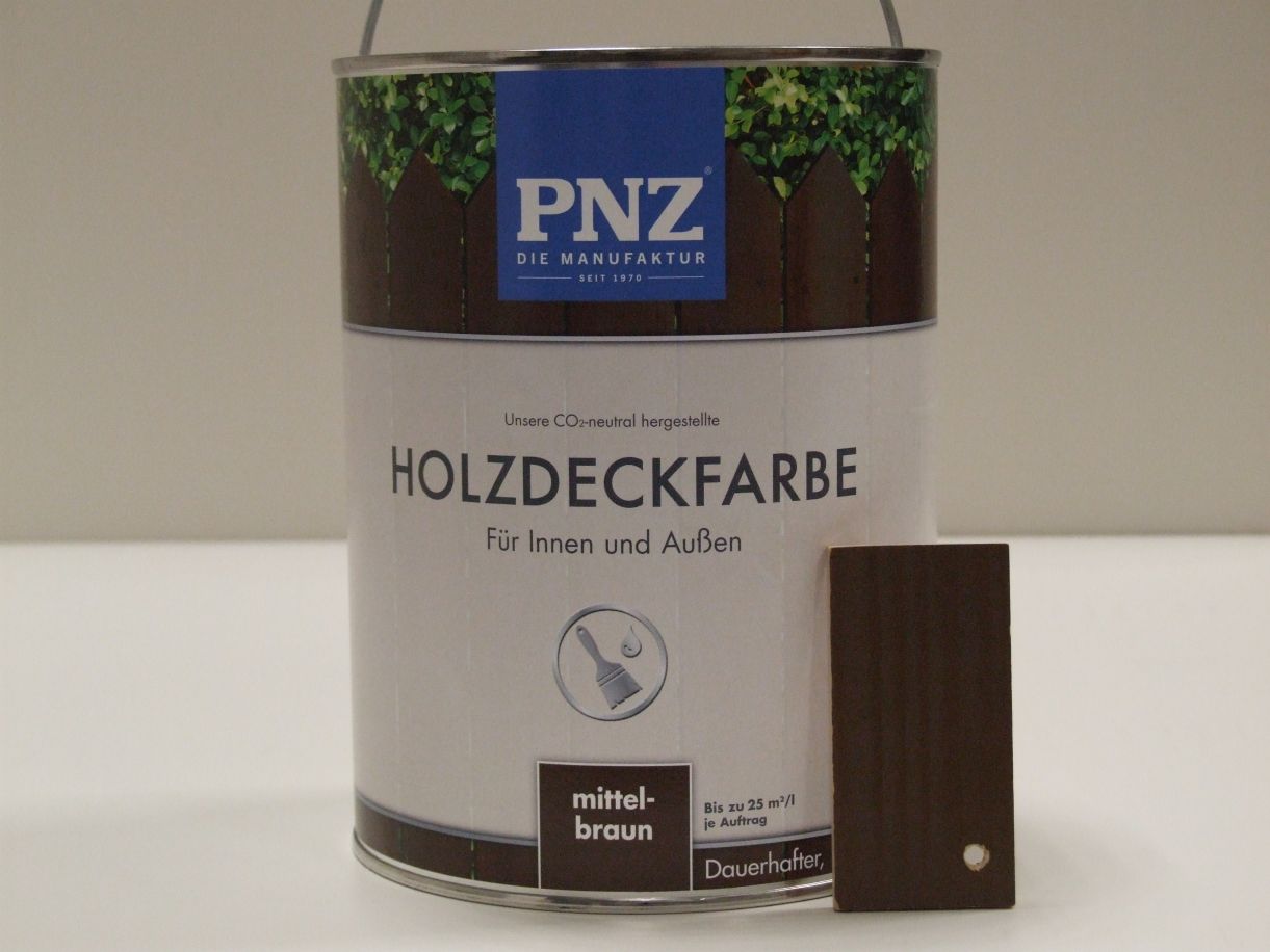 PNZ Holzdeckfarbe mittelbraun, 2,5 l; 75021

