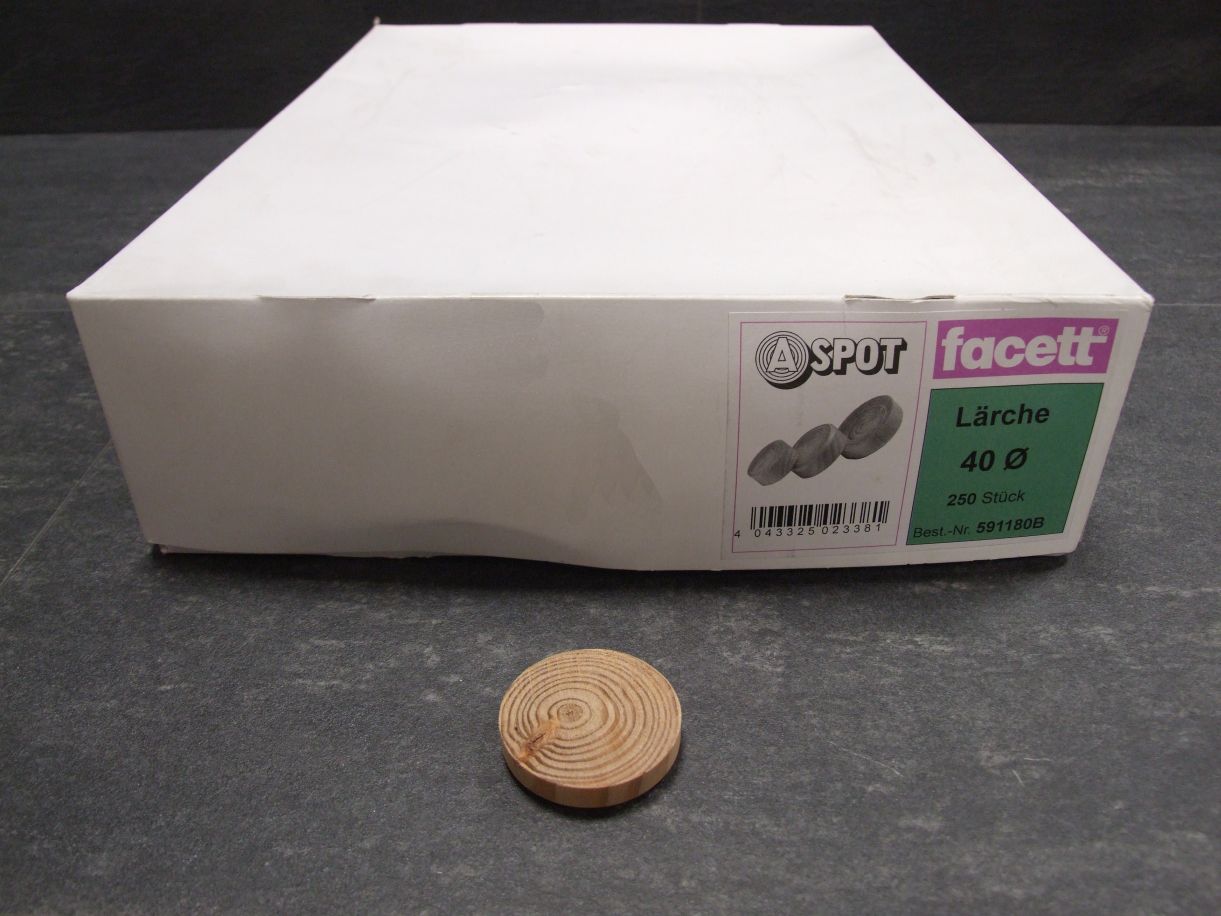 Aspot-Naturäste Ø40 mm, Lärche, 591180

