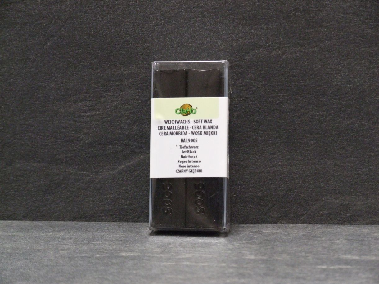 Weichwachsstange C 12 2er-Set, 

RAL 9005 tiefschwarz, 12239005

