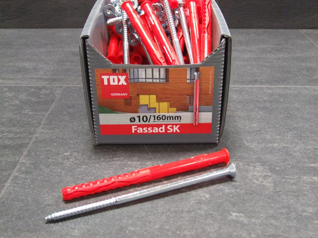TOX Rahmendübel Fassad SK, 10x160 mm, 

VE= 25 St.,  062101441

