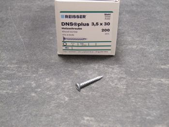 DNS plus Spanplattenschraube 3,5x30 mm, VG, 

TX20, blau passiviert, 200 St./Kleinpaket, 524681

