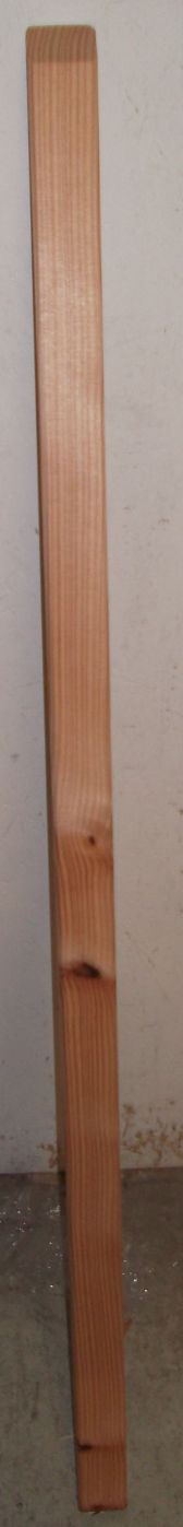 Schrägkopflatte Lärche/Douglasie roh 

1000x45x27 mm 

Art. 518307

