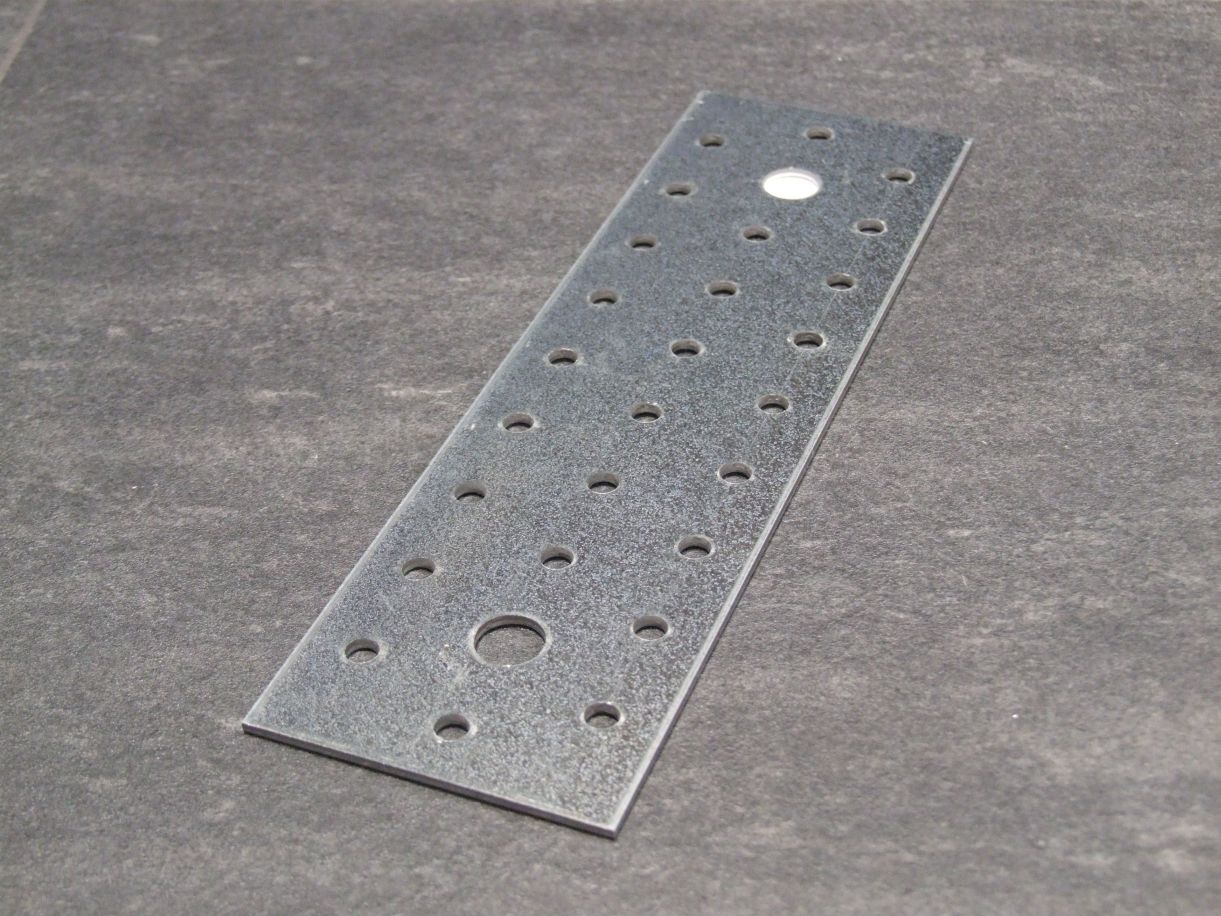 Lochplatte 200x60x2,0 mm, 

verzinkt, 331955/101504

