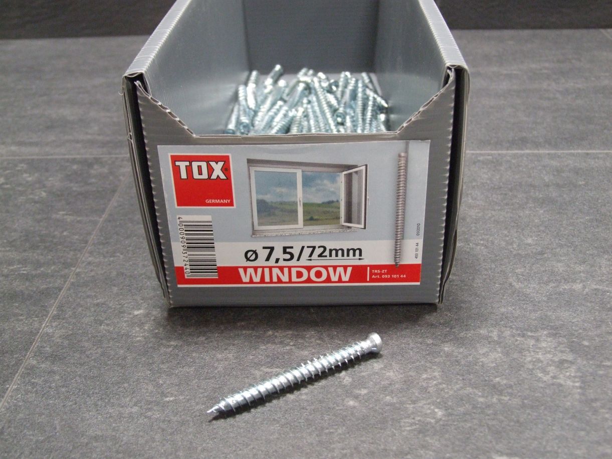 Rahmenschraube Window Pro 

7,5x72 mm, ohne Kopf, 09310144

