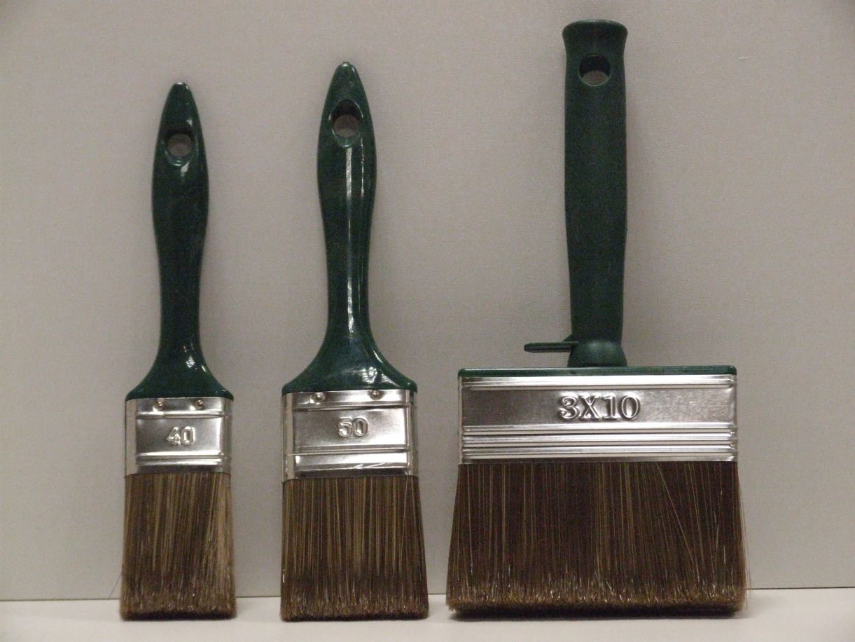 Flachpinsel- und Holzschutzstreicher-Set 3-teilig

TIMBER 50/60/100 mm, 71150

