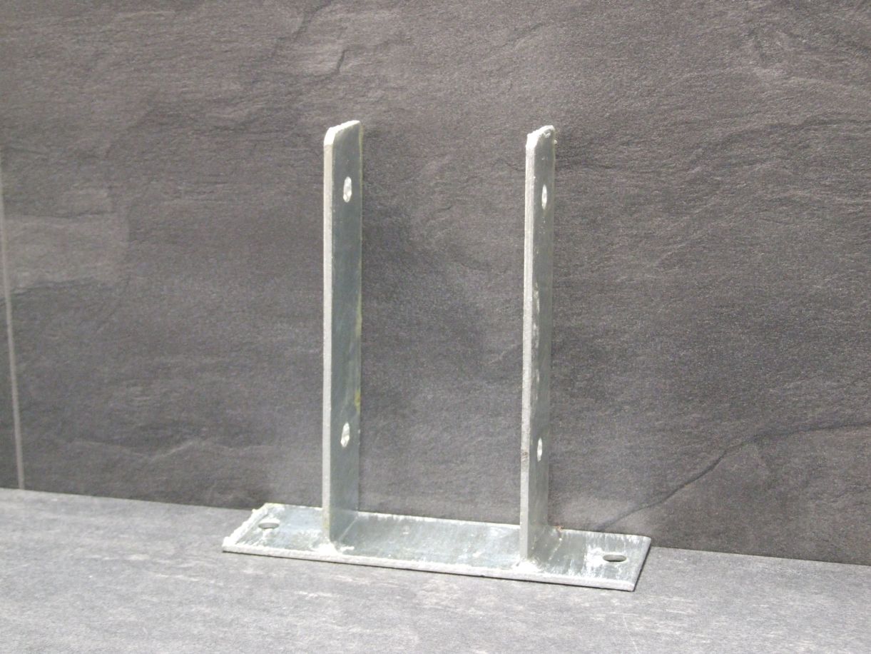 Pfostenträger U-Form aufdübelbar, 

91x60x200 mm, feuerverzinkt, 212797

