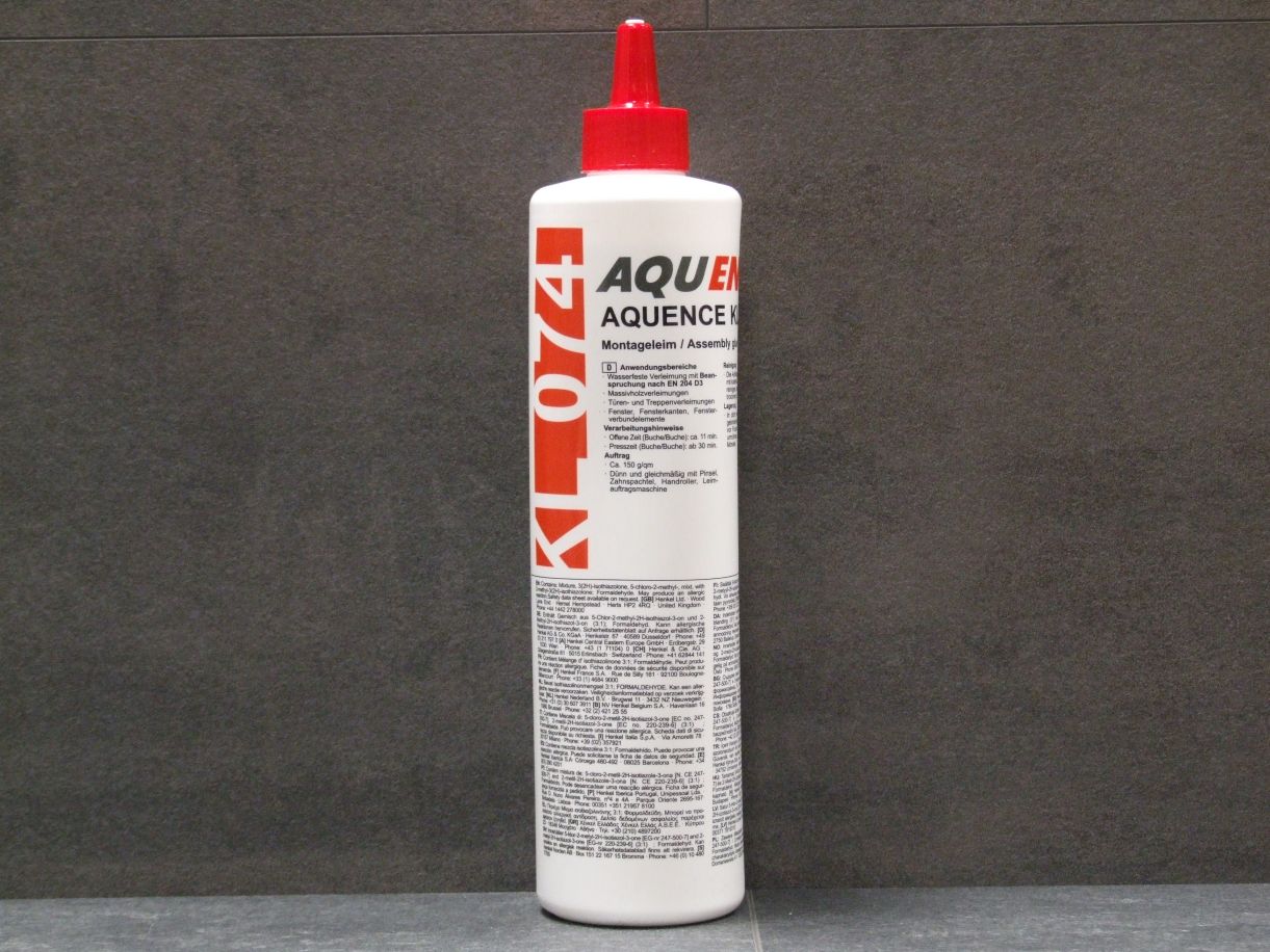 AQUENCE Leim KL 074, D3, 600 gr.; 144360

(bekannt als Dorus Fensterleim MD 074)

lagerfähig bis zu 12 Monate

