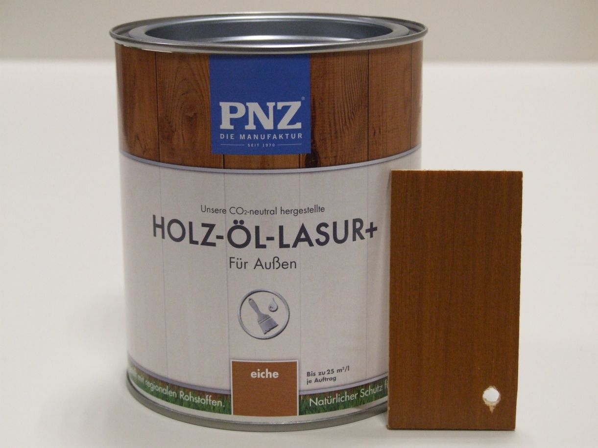 PNZ Holz-Öl-Lasur plus eiche, 0,75 l; 55219


