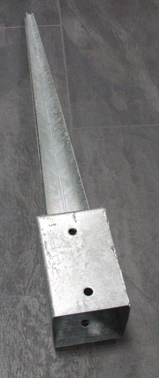 Einschlagbodenhülse 91x91x750 mm, 

MD 1,8 mm, feuerverzinkt

*Aktionsware*

