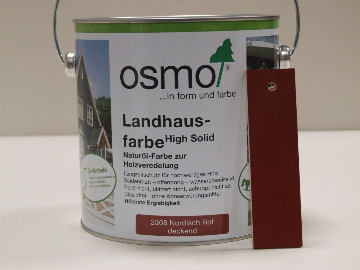 OSMO Landhausfarbe Nordisch Rot 2308,

2,5 l, 11400031

