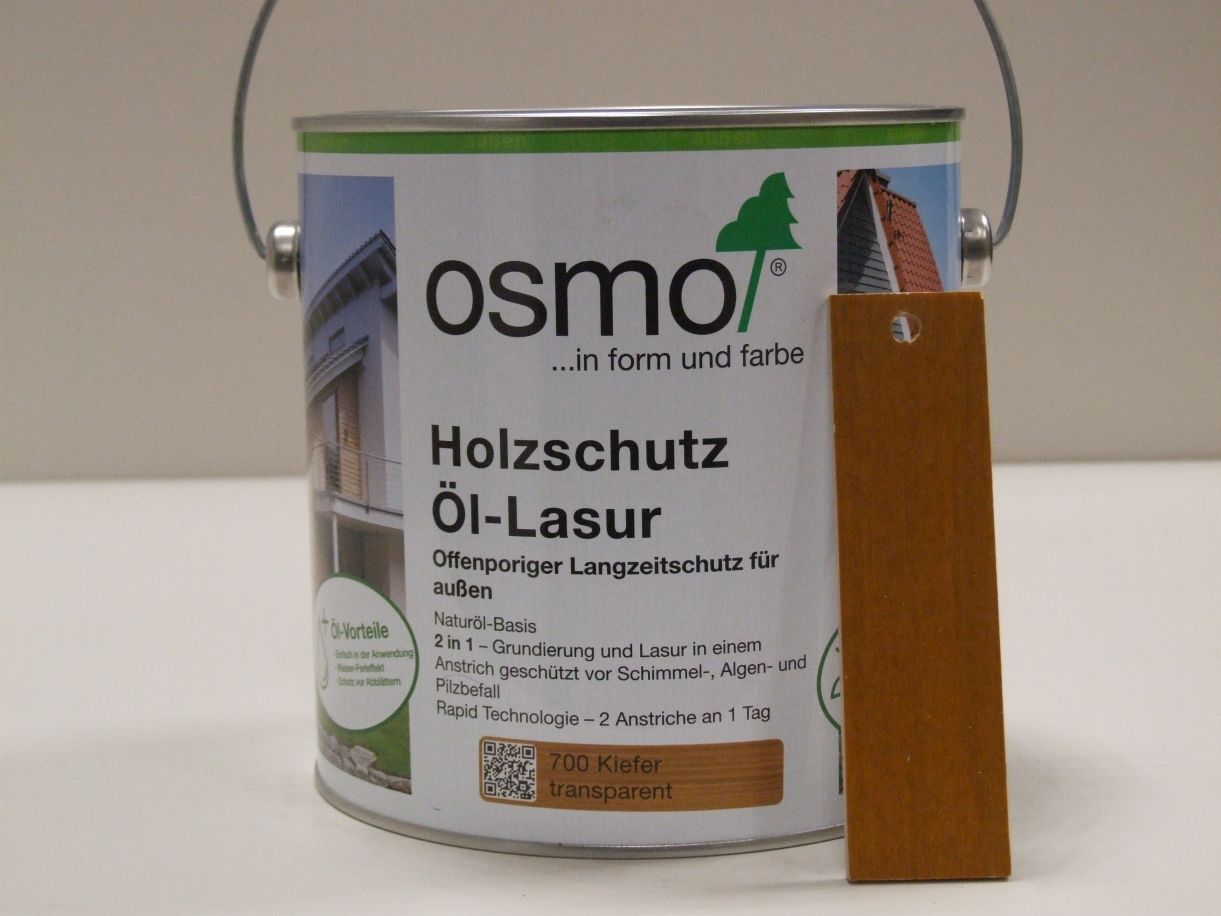 Osmo Holzschutz-Öl-Lasur Kiefer 700, 

2,5 l; 12100002

