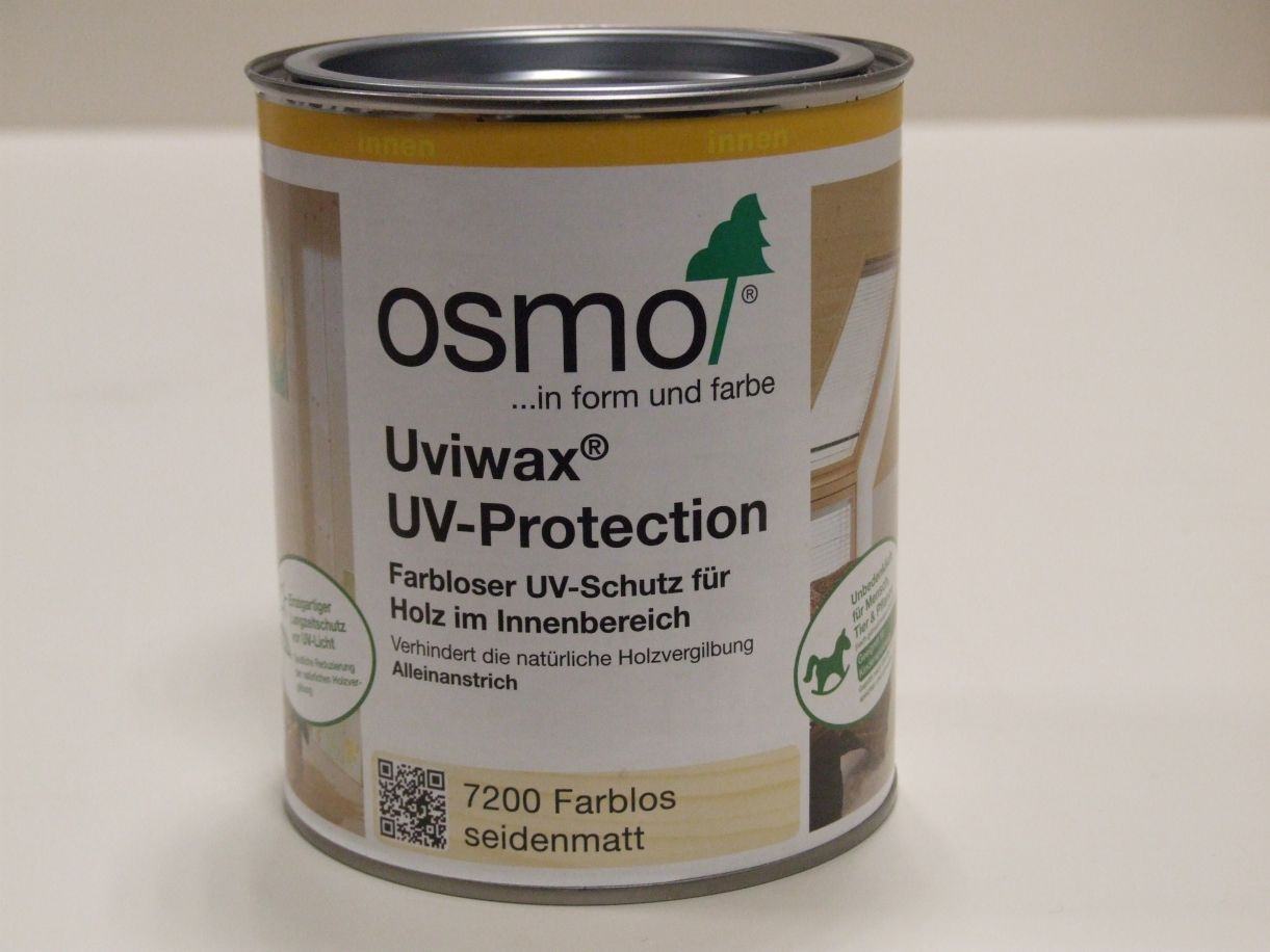 OSMO Uviwax farblos seidenmatt 7200, 0,75 l, 

13200051

