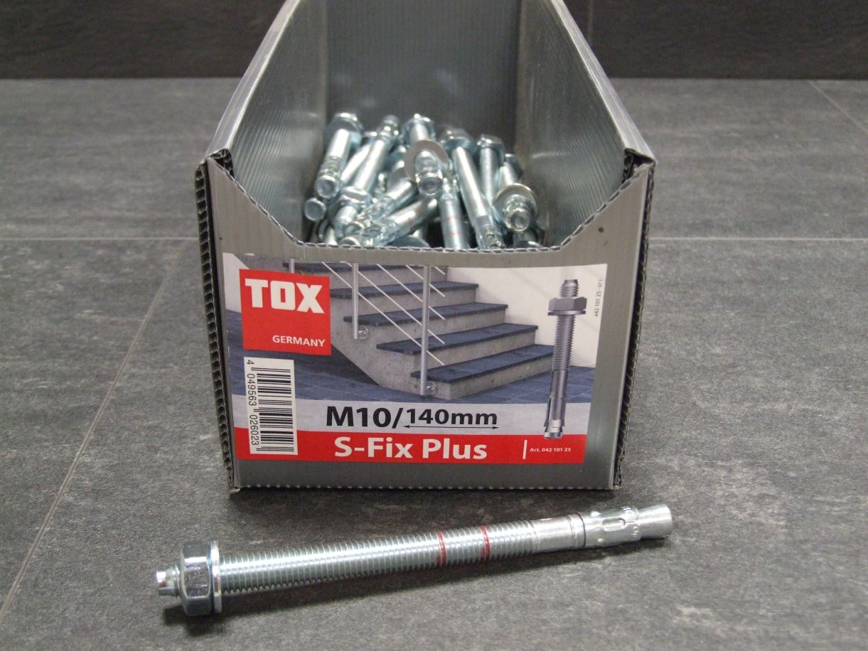 TOX Bolzenanker S-FIX Plus,

M10x140/60+73 KT, 04210125


