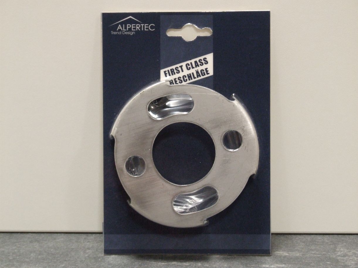 Handlauf Clipsunterteil für Abdeckrosette 

105 mm, für Rohr 42,4x2 mm, Edelstahl K240, 

50012950K1

