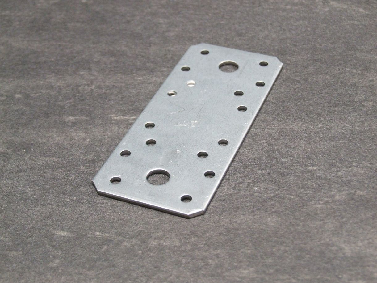 Flachverbinder 133x55x2,5 mm sendzimier-

verzinkt, CE-Kennzeichnung, 330057

