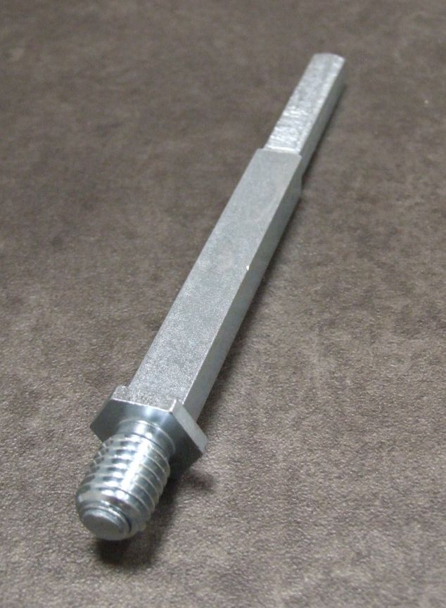 Vierkantstift für Wechselgarnitur 8/10x120 mm 

M 12, verzinkt, 51951

