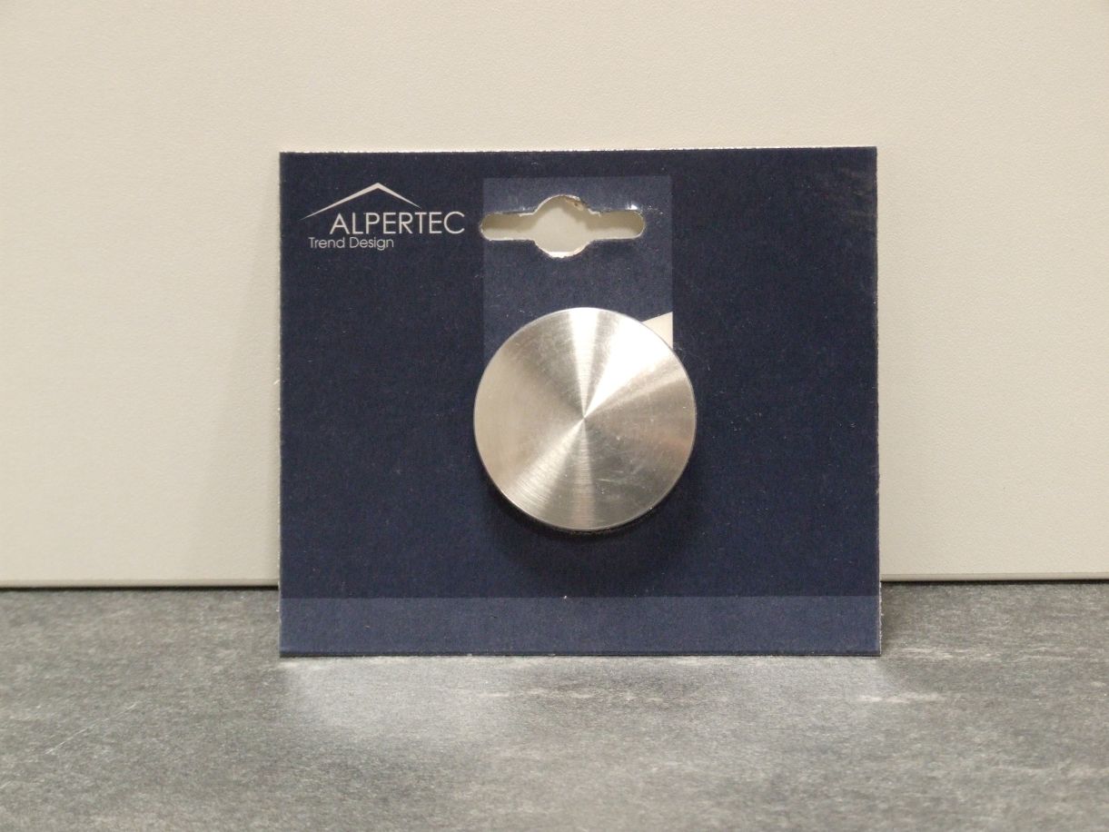 Handlauf Endkappe leicht gewölbt, 

für Rohr Ø 42,4x2 mm, Edelstahl K240 matt, 

50010080K1

