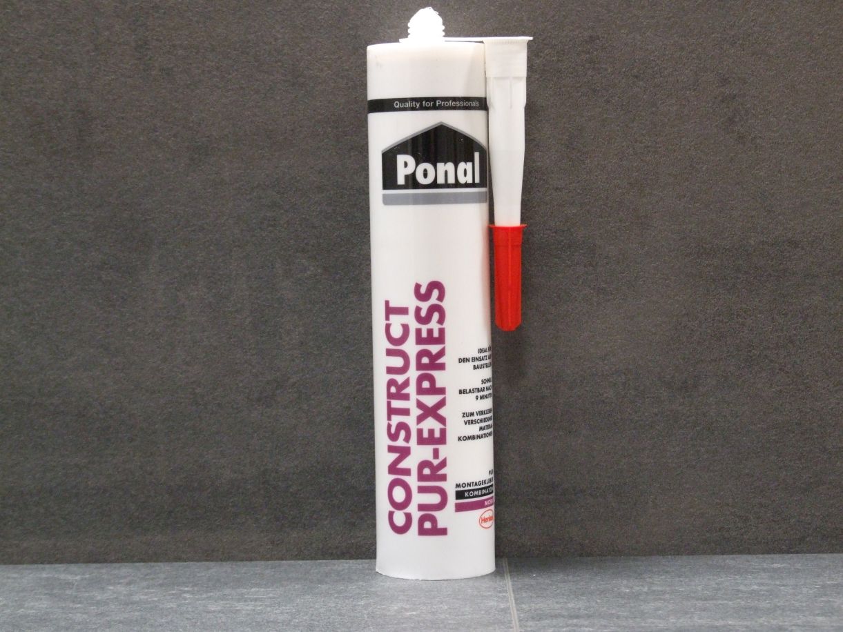 Henkel Ponal PUR Express 

D4 Montagekleber Construct, PNC6G, 440 gr

