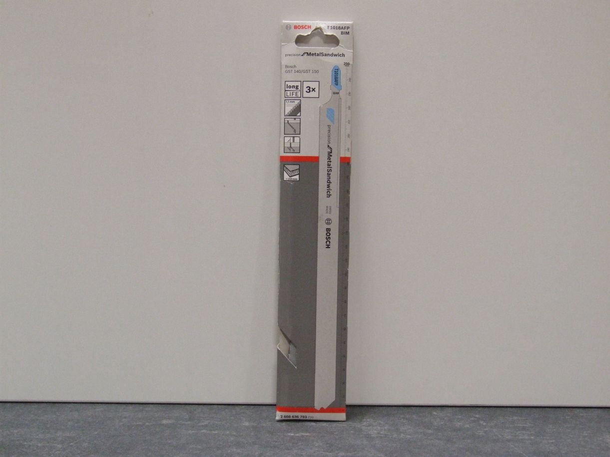Stichsägeblätter T1018 AFP, 

2608636793; 3 St./VE

Abverkauf / Sonderpreis

