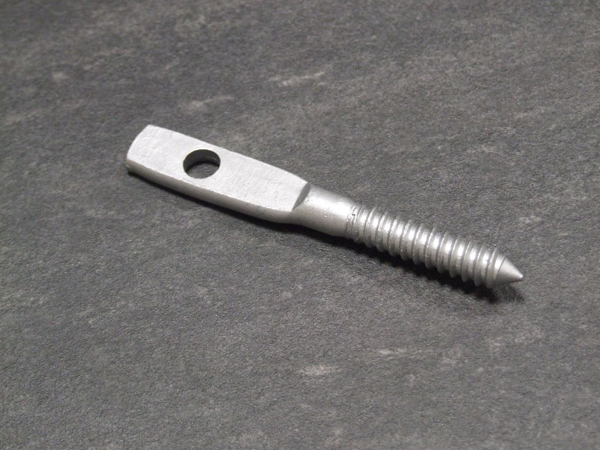 Flechtzaunbeschlag Blattschrauben-Form 

Typ 451   100x15 mm, verzinkt, 213534

