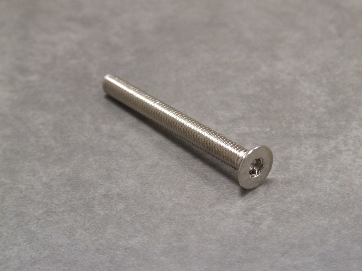 Senkkopfschraube M6x60 mm, 

vernickelt, 264.70.760

