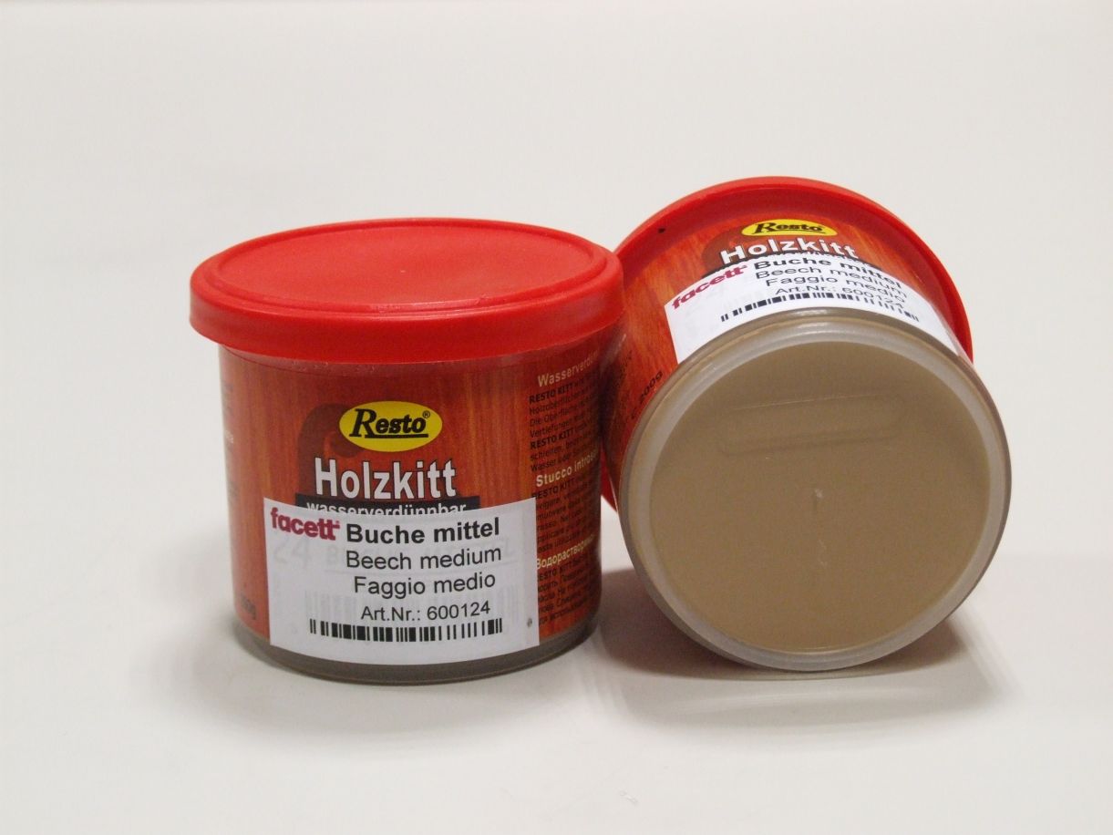 Resto Holzkitt Buche mittel, 200 g, 

wasserverdünnbar; 600124

