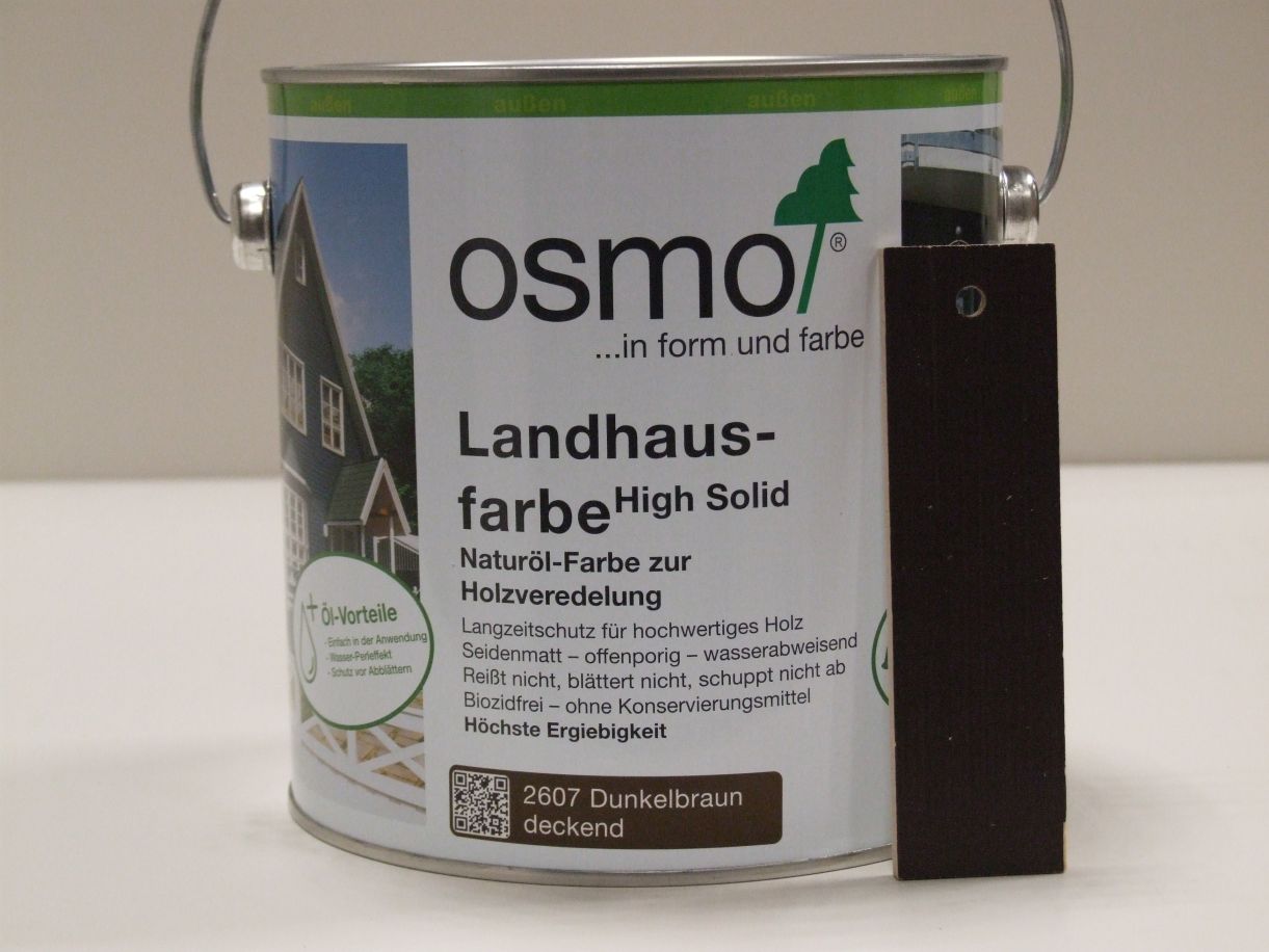 OSMO Landhausfarbe Dunkelbraun 2607;

2,5 l; 11400010


