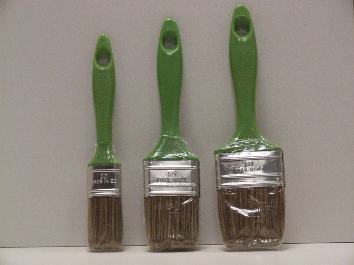 Flachpinsel-Set 3-teilig TIMBER M, 

30/50/60 mm; 70385

