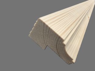 Blendenabschlußleiste Fichte 70x45 mm

